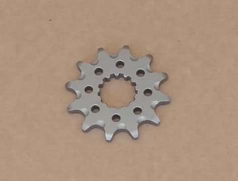 30-08091. Piñón 12 dientes para cadena 520 Motor estriado Zero. 12T SPROCKET 520 CHAIN SPLINED SHAFT