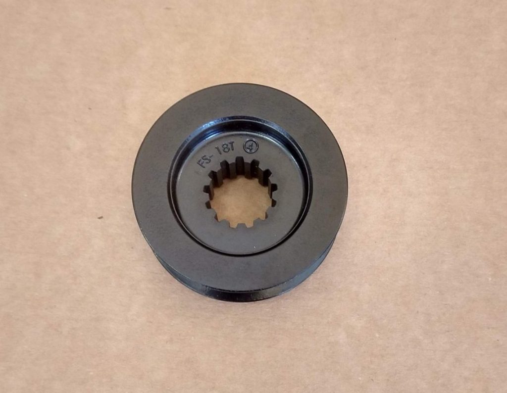 30-08117. Piñón ZERO 18T DIENTES Correa 17mm ancho MOTOR SPROCKET 18T ...